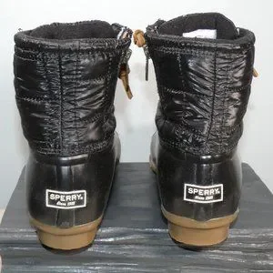 thumbnail image 2 of Sperry Women's Saltwater Rain Boot - Waterproof Chelsea Boot With Microfleece Lining, Platform Comfort 2 of 10